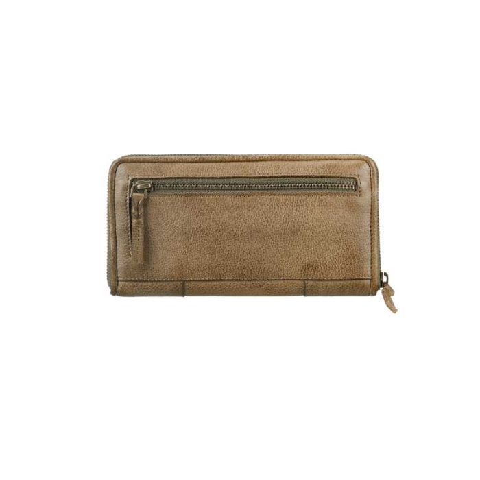 ZIP WALLET DESERT GREEN